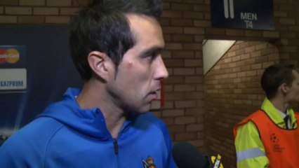 Claudio Bravo: ''Nos vamos con las manos vacías, pero con buenas sensaciones''