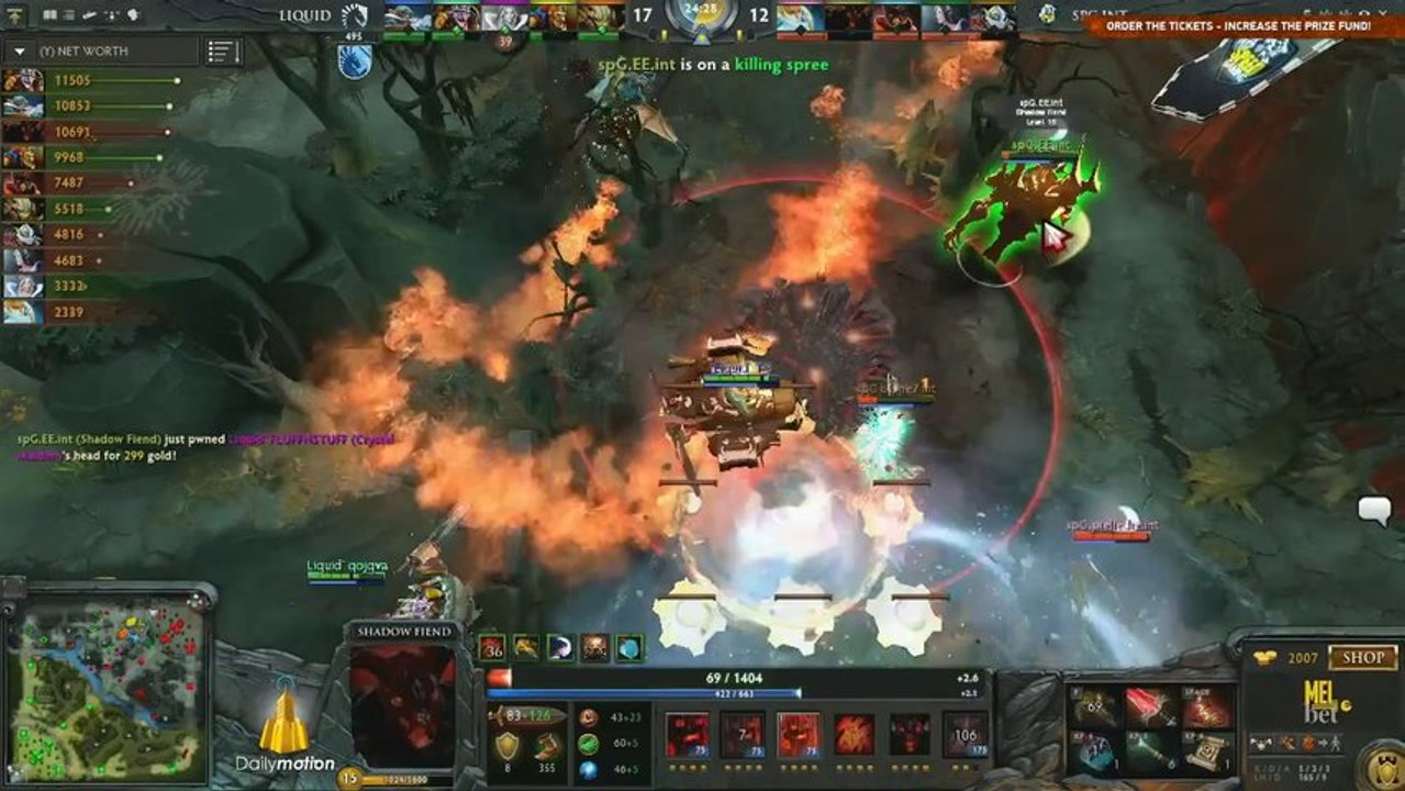 Speed Gaming vs Team Liquid Game 3 DOTA 2 Champions League (TobiWan & Clairvoyance English)