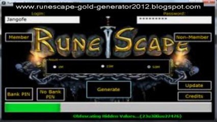 Runescape Gold/Item Generator 100% WORKING 2013