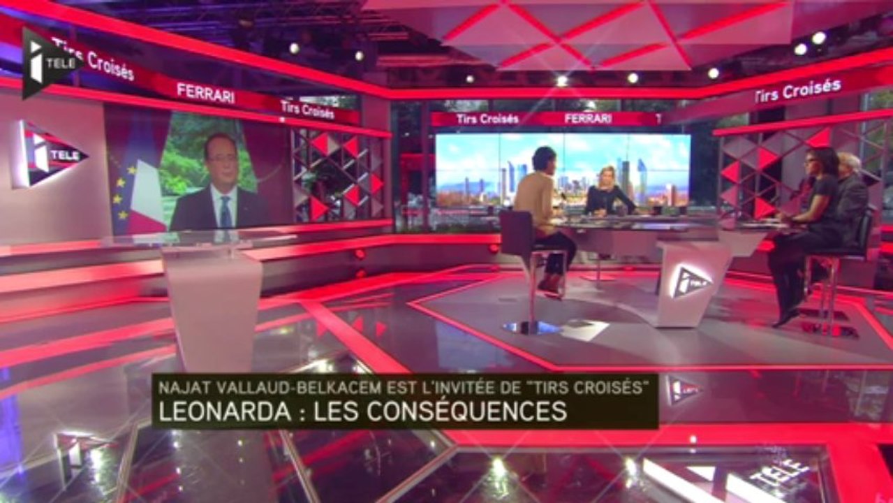 Najat Belkacem sur I télé Tirs croisés