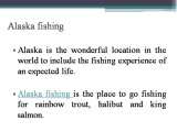 Alaska fishing trips