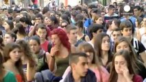 Spagna, studenti in sciopero contro il governo