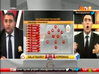 GS TV Spikeri Kopenhag Maçı Gol Sevinçleri