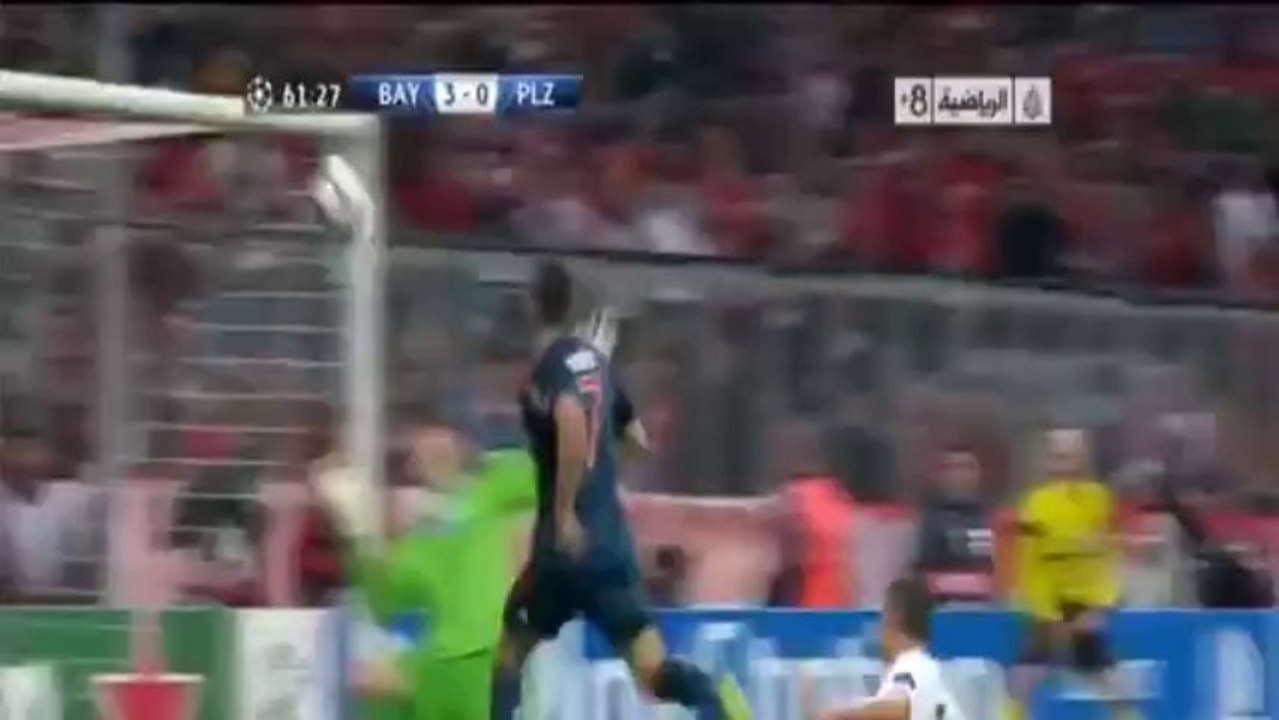 Le superbe but de Ribéry contre Plzen !