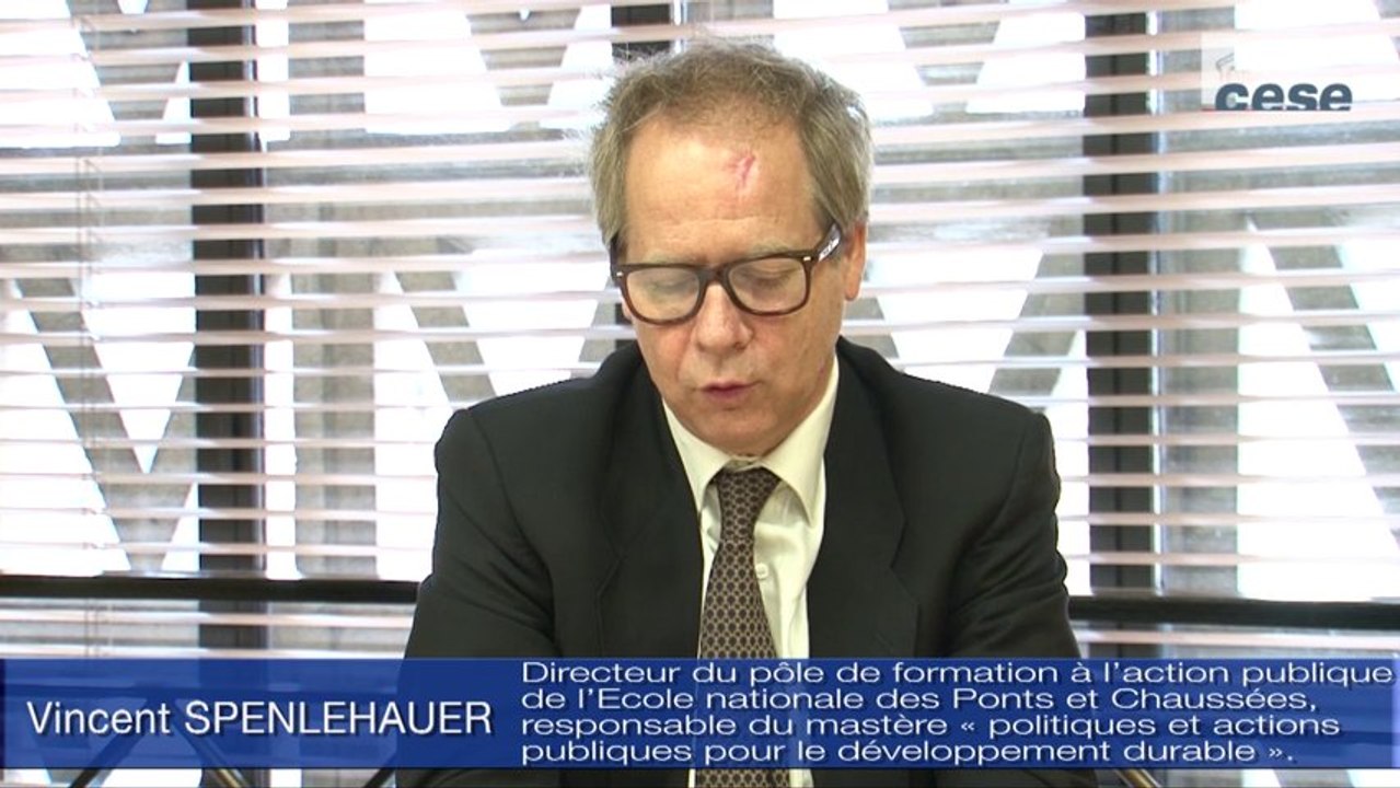 Audition de Vincent Spenlehauer (Ecole nationale des Ponts et Chaussées) - cese