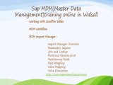 Sap MDM(Master Data Management)training online in Walsall