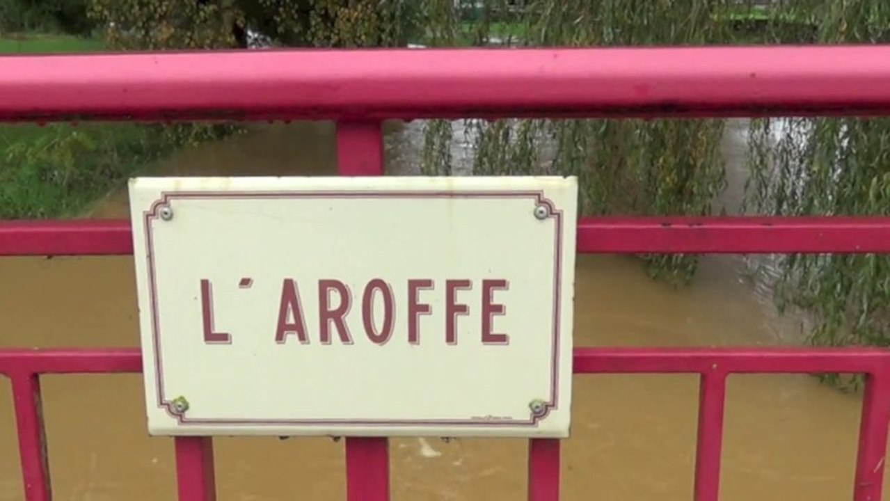 inondations à Aroffe