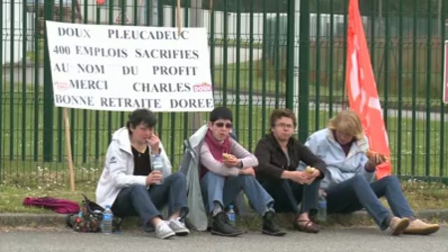 Doux-Pleucadeuc. Les salariés en action sur le site de la Vraie-Croix