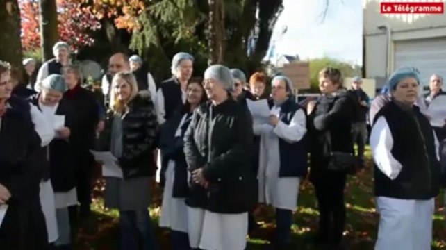 Rosporden (29). Ville morte en soutien aux salariés de Boutet-Nicolas