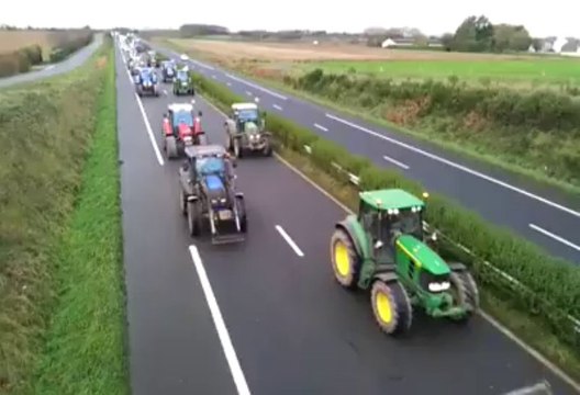 RN12. Opération escargot sur la RN 12 entre Landerneau et Morlaix