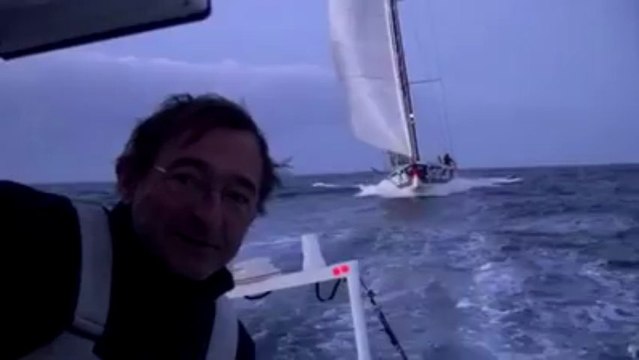 Vendée Globe. L'improbable rencontre entre Jean Le Cam et Dominique Wavre