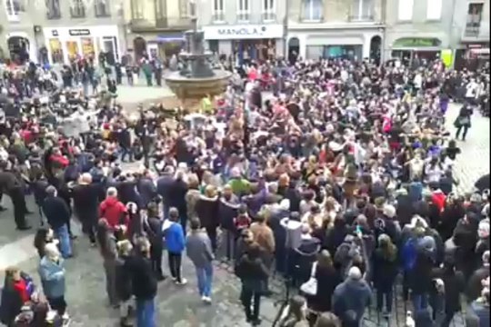 Guingamp. Près de 400 danseurs au flashmob du Téléthon
