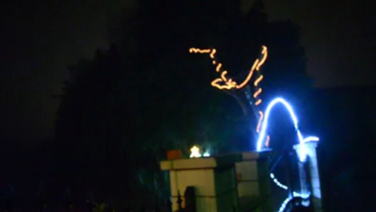 Plouigneau. Illuminations de Noël