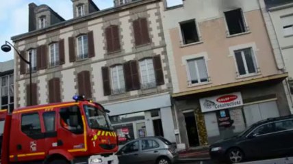 Incendie dans un immeuble à Lorient