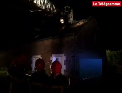 Incendie à Saint-Brieuc