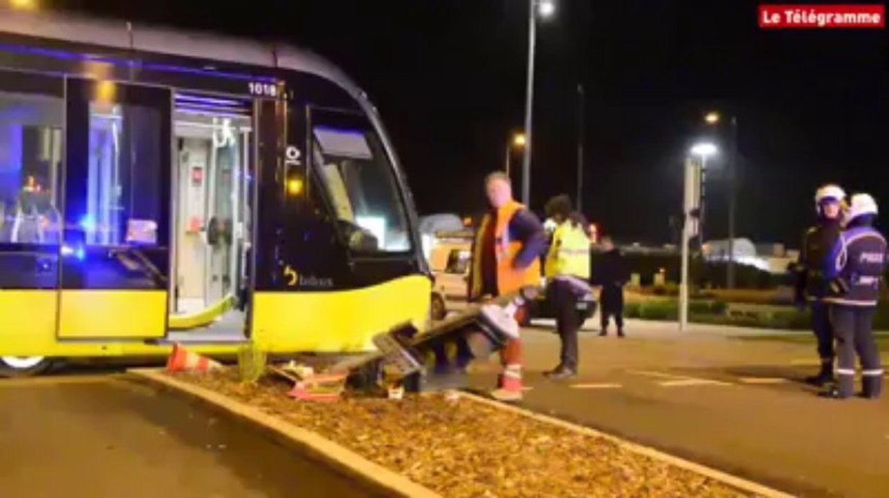 Brest. Nouvelle collision voiture contre tramway