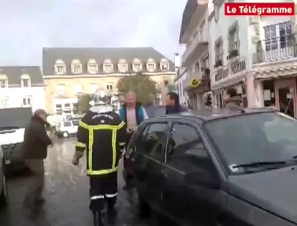 Quiberon. Intervention des pompiers suite au coup de vent