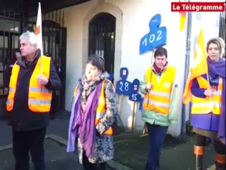 Lannion. Les salariés d'Alcatel se mobilisent contre les restructurations