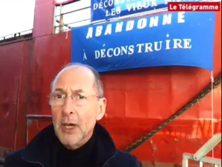 Douarnenez. Action de Mor Glaz à bord de l'Antigone Z