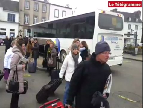 Morlaix. Après l'éboulement, le service de car s'organise