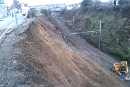 Morlaix. Eboulements : la falaise recule