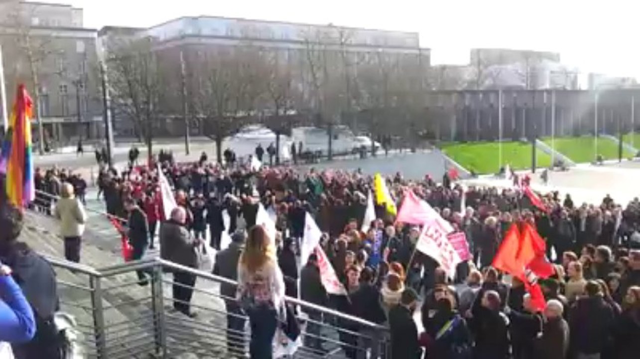 Brest. 400 personnes disent "oui" au mariage pour tous