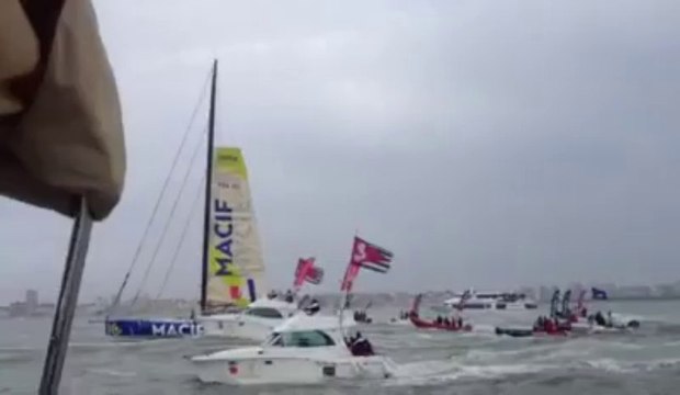 Vendée Globe. Les images de l'arrivée de François Gabart