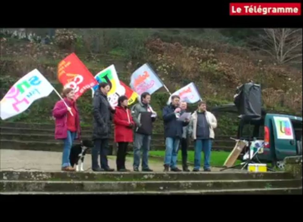 Quimper. 150 manifestants pour la fonction publique