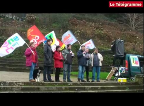 Quimper. 150 manifestants pour la fonction publique