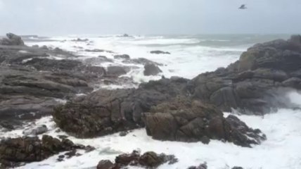 Finistère. Coup de vent sur la côte sud