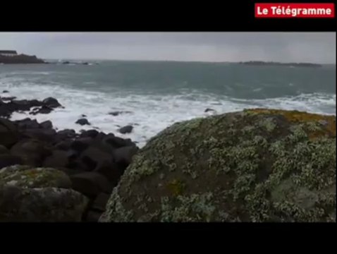 Coup de vent à l'ile de Batz