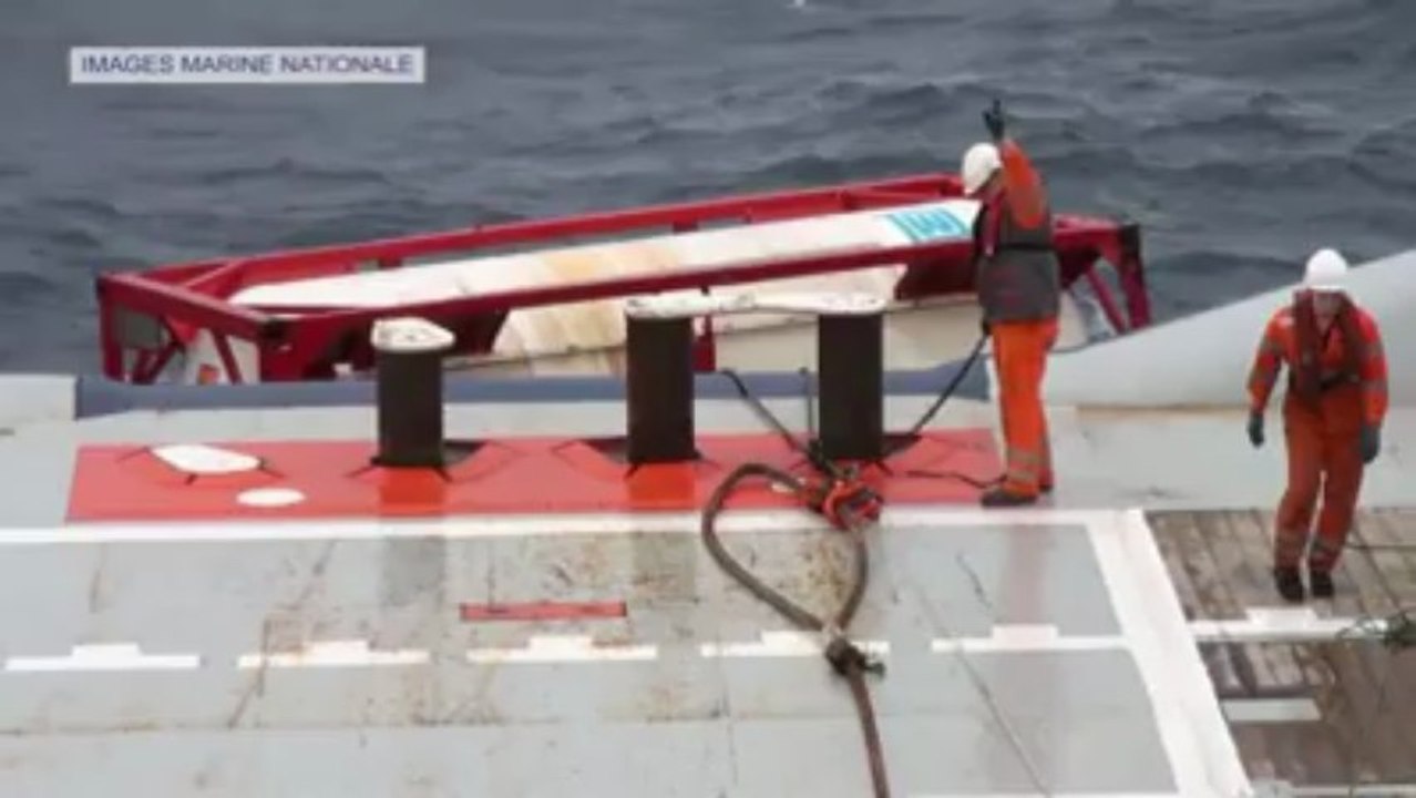 Atlantique. Quatre conteneurs à la dérive récupérés par l'Argonaute