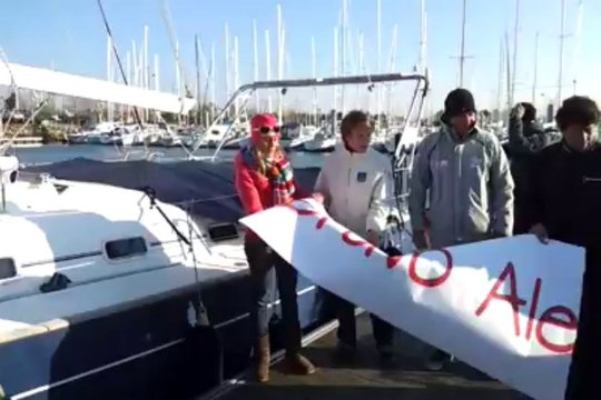 Port-la-Forêt. Les skippers accueillis par un millier de personnes