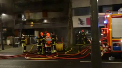 Feu dans un parking à Saint-Brieuc