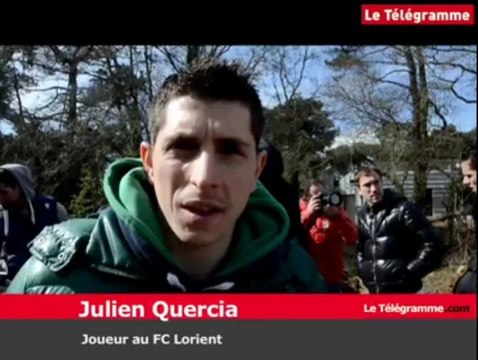 FC Lorient. Les joueurs visitent le futur centre d'entraînement