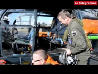 BAN de Lanvéoc. Le rêve du petit Axel exaucé