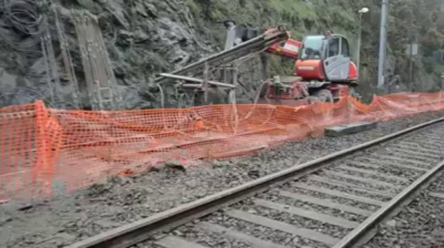 Morlaix. Eboulement de la falaise : la deuxième voie ferrée dégagée