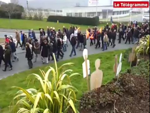 Lannion. 350 manifestants contre le plan social d'Alcatel-Lucent