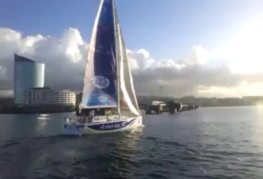 Erwan Tabarly remporte la Transat Bretagne-Martinique