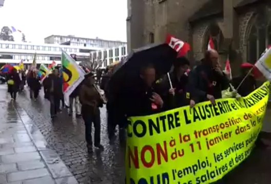 Saint-Brieuc. Manifestation contre le projet de loi sur l'emploi