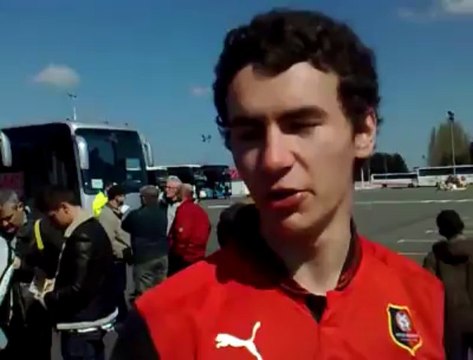 Coupe de la ligue, avec les supporters rennais