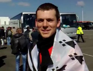 Coupe de la ligue, avec les supporters rennais