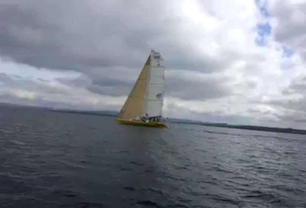 Grand prix Guyader. Spectacle en mer à Douarnenez