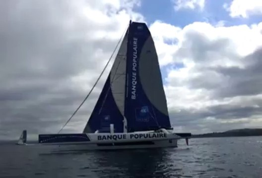 Grand prix Guyader. Spectacle en mer à Douarnenez