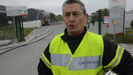 Hennebont (56). Incendie au centre de déchets