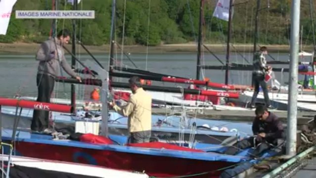 Grand Prix de l'Ecole Navale. Ambiance à quai