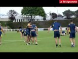 Vannes. Mondial Rugby : l'équipe d'Australie à l'entrainement