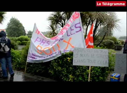 Chateaulin. Une délégation d'anciens salariés de Doux frais intervient au CCE