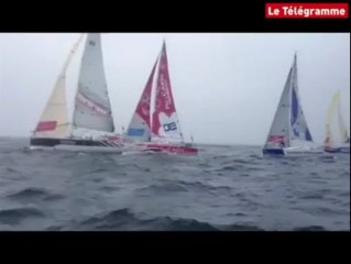 Roscoff. Départ de la quatrième étape  de la Solitaire du Figaro
