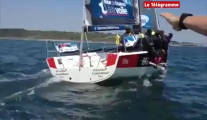 Tour de France à la voile. Finish serré entre Coville et Troussel